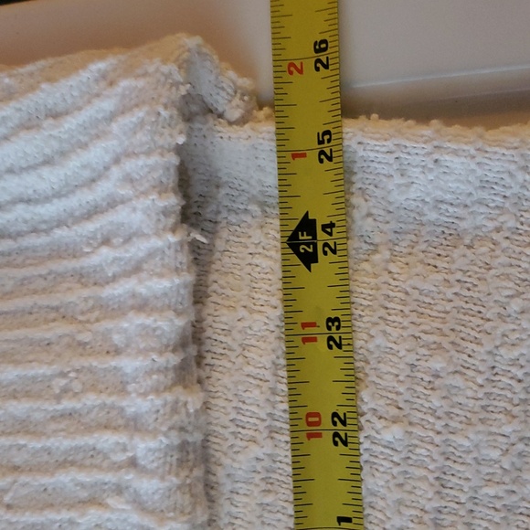 Free People Beach Carter Sweater Shorts Set Size Large Cotton Blend BoHo Beachy - Picture 15 of 16